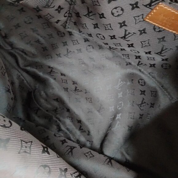 208479AX (X6) Louis Vuitton Shoulder Bag Onata GM Yellow Monogram Suede - Picture 7 of 9